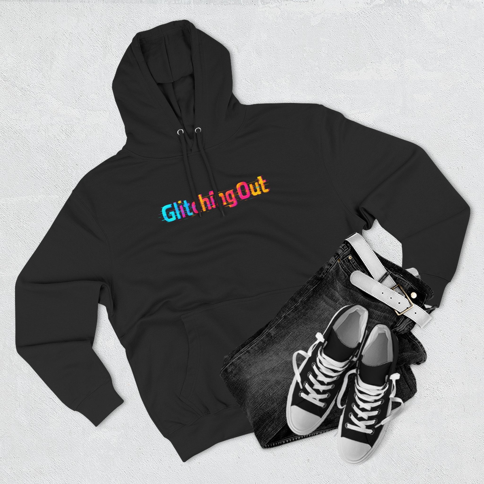 Control Your Code Hoodie — Glitching Out Retro Cyber Circuit Graphic