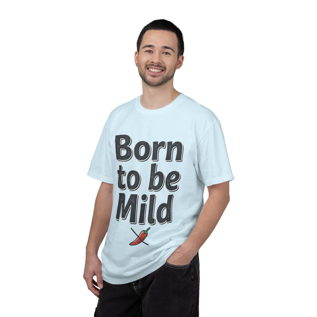 T-Shirt — "Born to be Mild" Funny Chili Pepper Graphic Tee