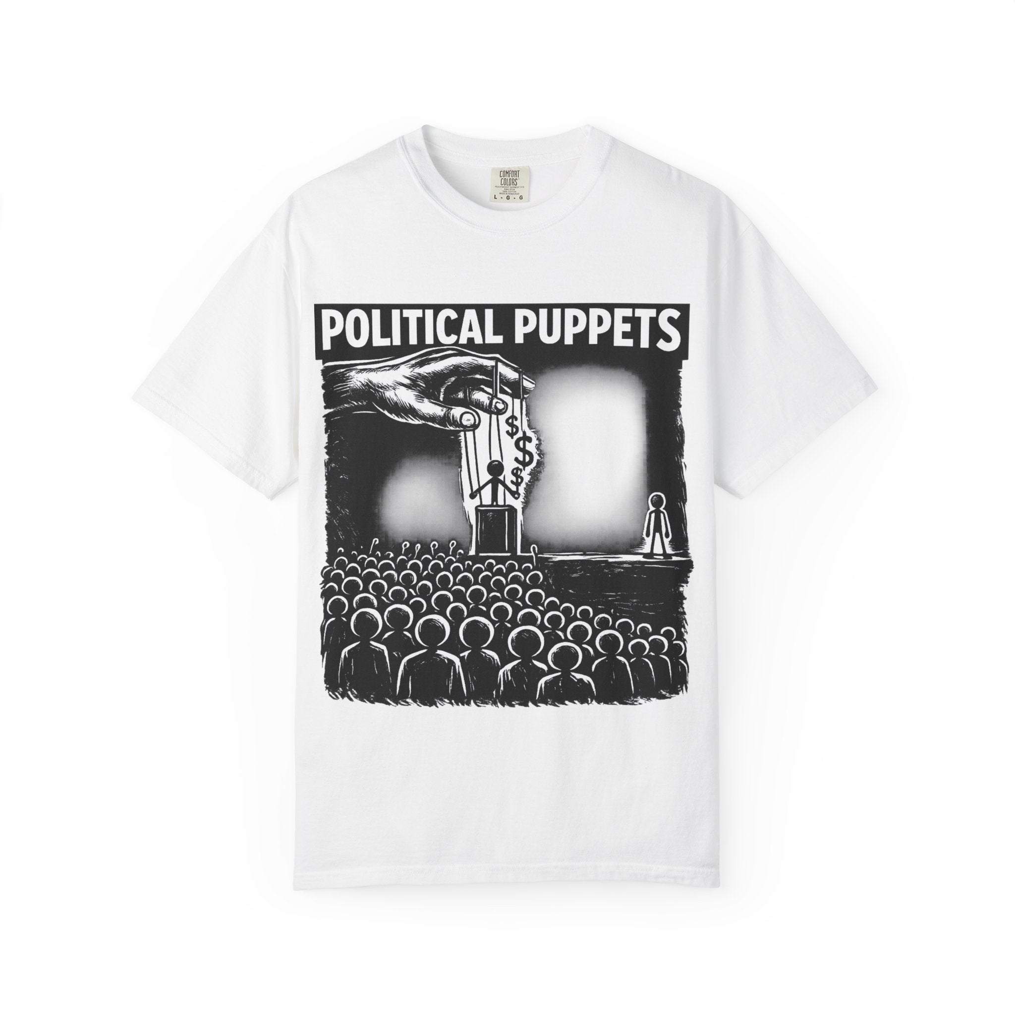 Political Puppets T-Shirt — Anti-Establishment Graphic Tee