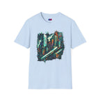 Cyberpunk Cityscape T‑Shirt — Neon Tokyo Skyline Graphic Tee