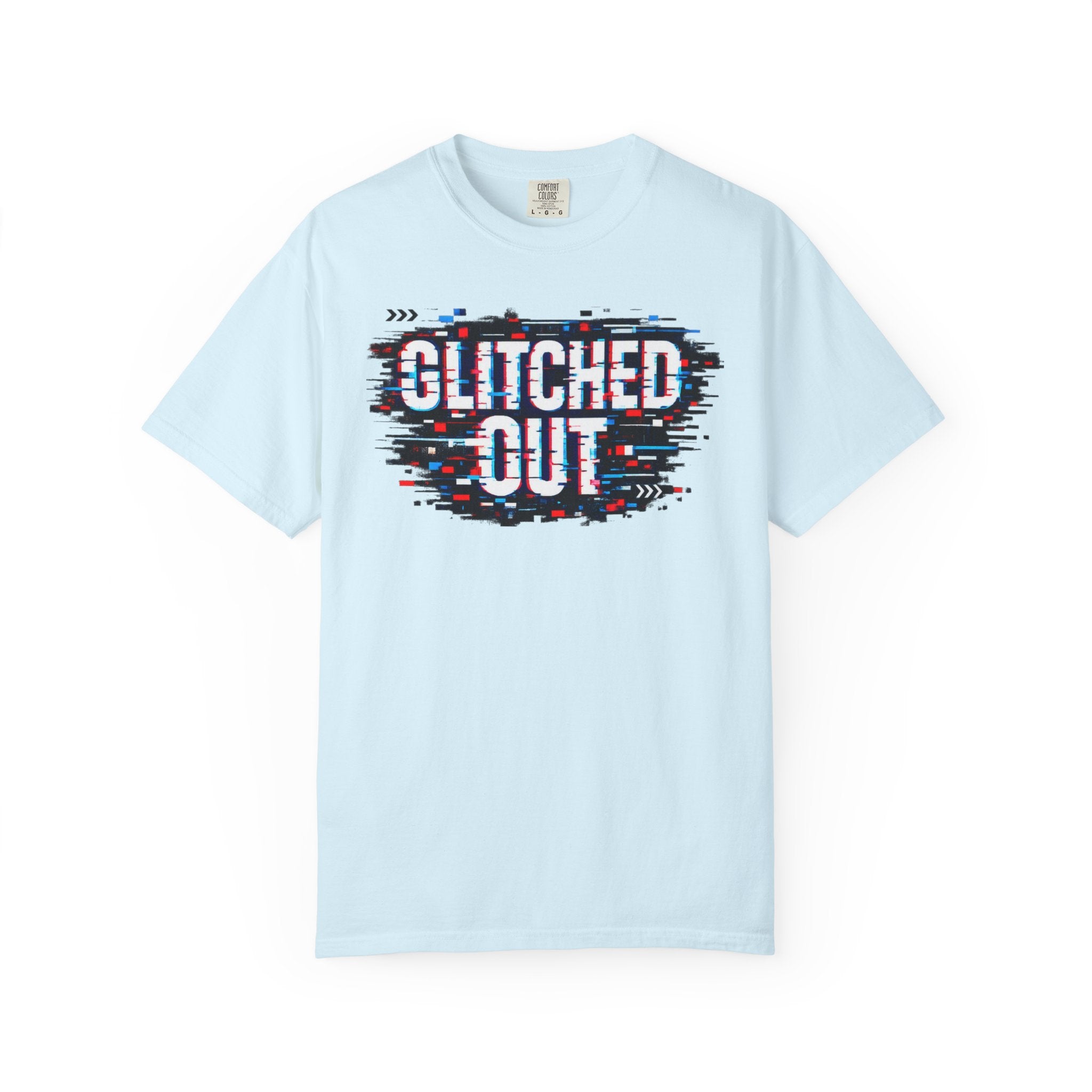 Glitched Out T-Shirt — Retro Glitch Graphic Tee