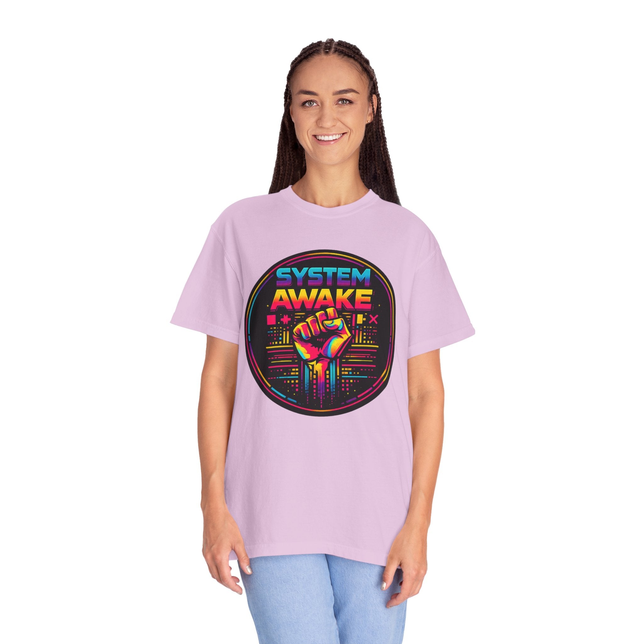 System Awake Retro Fist T-Shirt