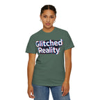 Glitched Reality T‑Shirt — Retro Glitch Graphic Tee with "Glitched Reality" Text