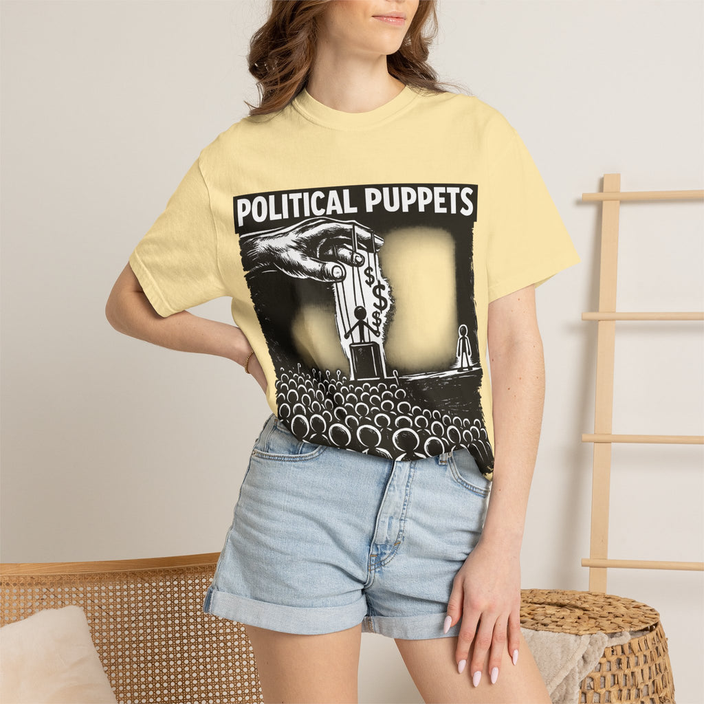 Political Puppets T-Shirt — Anti-Establishment Graphic Tee