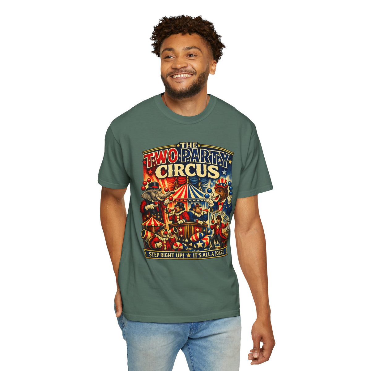Two-Party Circus Graphic T-Shirt