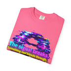 Glitch Circle T‑Shirt — "The Signal Breaks" Retro Cyberpunk Tee