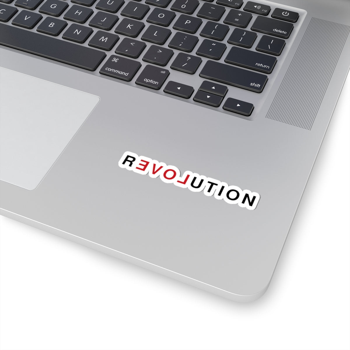 Revolution Text Kiss-Cut Sticker