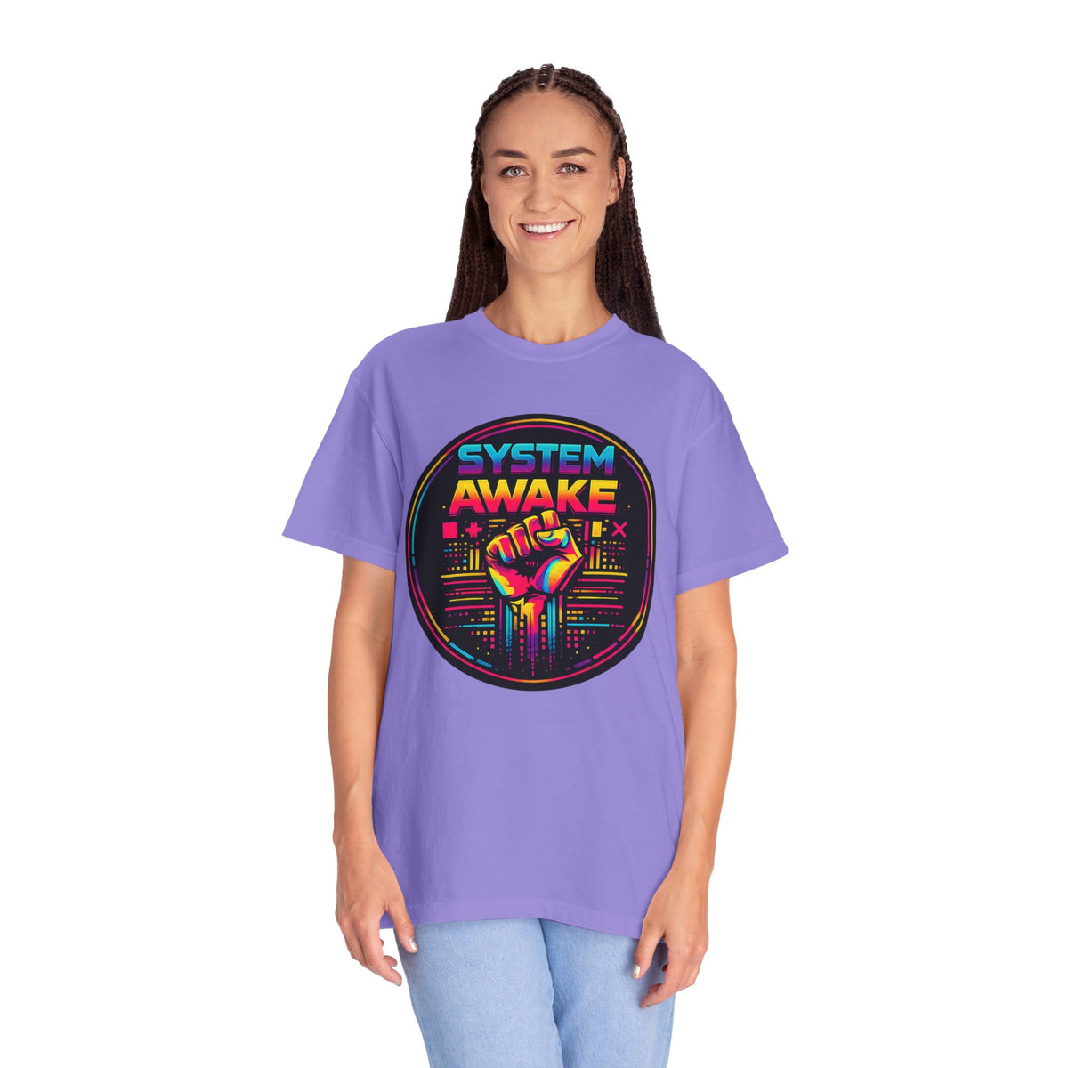 System Awake Retro Fist T-Shirt