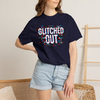 Glitched Out T-Shirt — Retro Glitch Graphic Tee