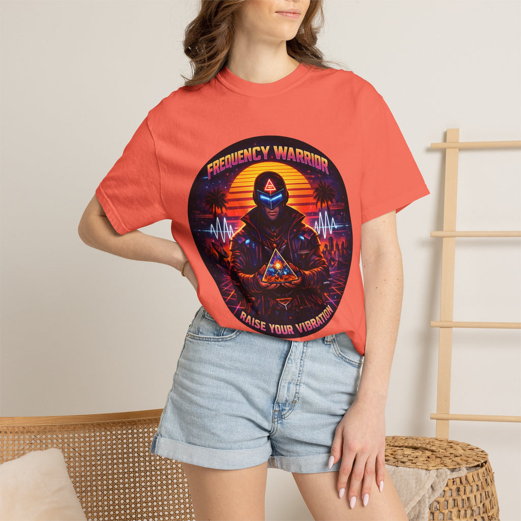 Frequency Warrior — Raise Your Vibration Graphic T-Shirt
