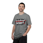 T-Shirt — “Strikethrough Authority” Graphic Tee | Bold Streetwear Protest Design
