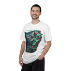 GlitchingOut Mountain Landscape T-Shirt — Retro Glitch Nature Graphic Tee