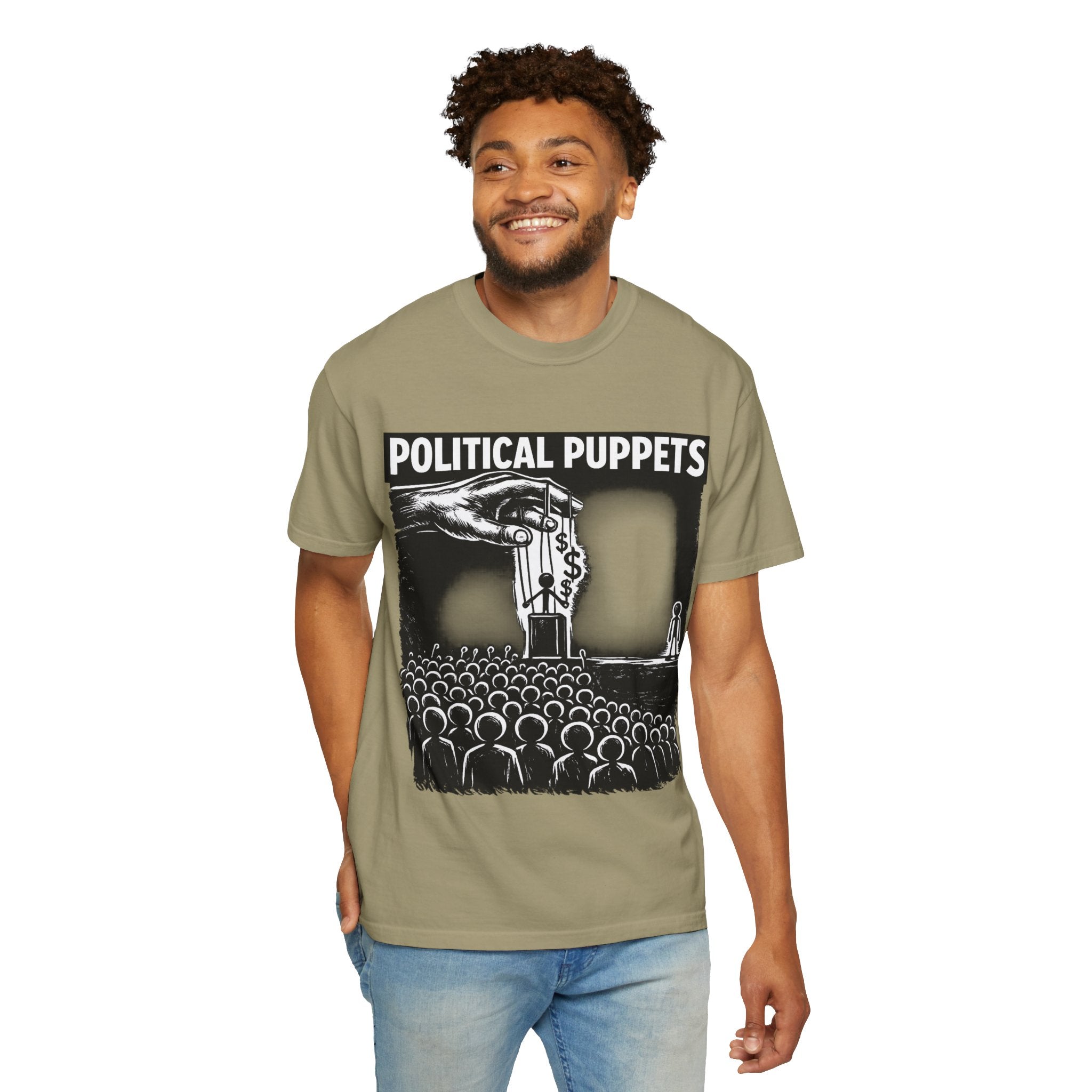 Political Puppets T-Shirt — Anti-Establishment Graphic Tee