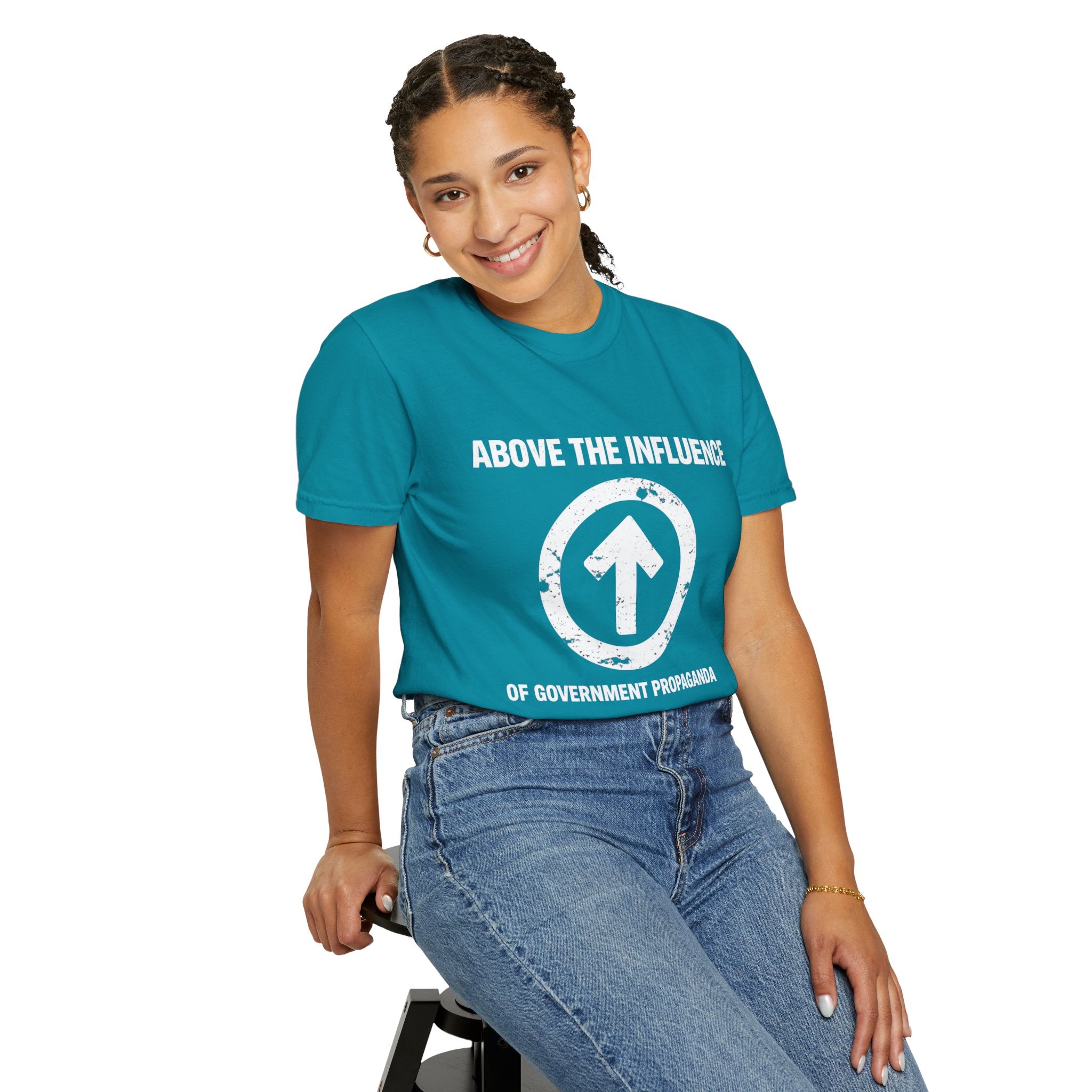 Above The Influence T-Shirt — Anti-Propaganda Graphic Tee