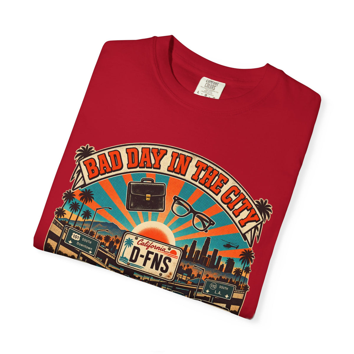 Bad Day in the City Los Angeles Graphic T-Shirt