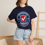 No Bioengineered Ingredients T-Shirt — Retro Shield Organic Food Badge Tee