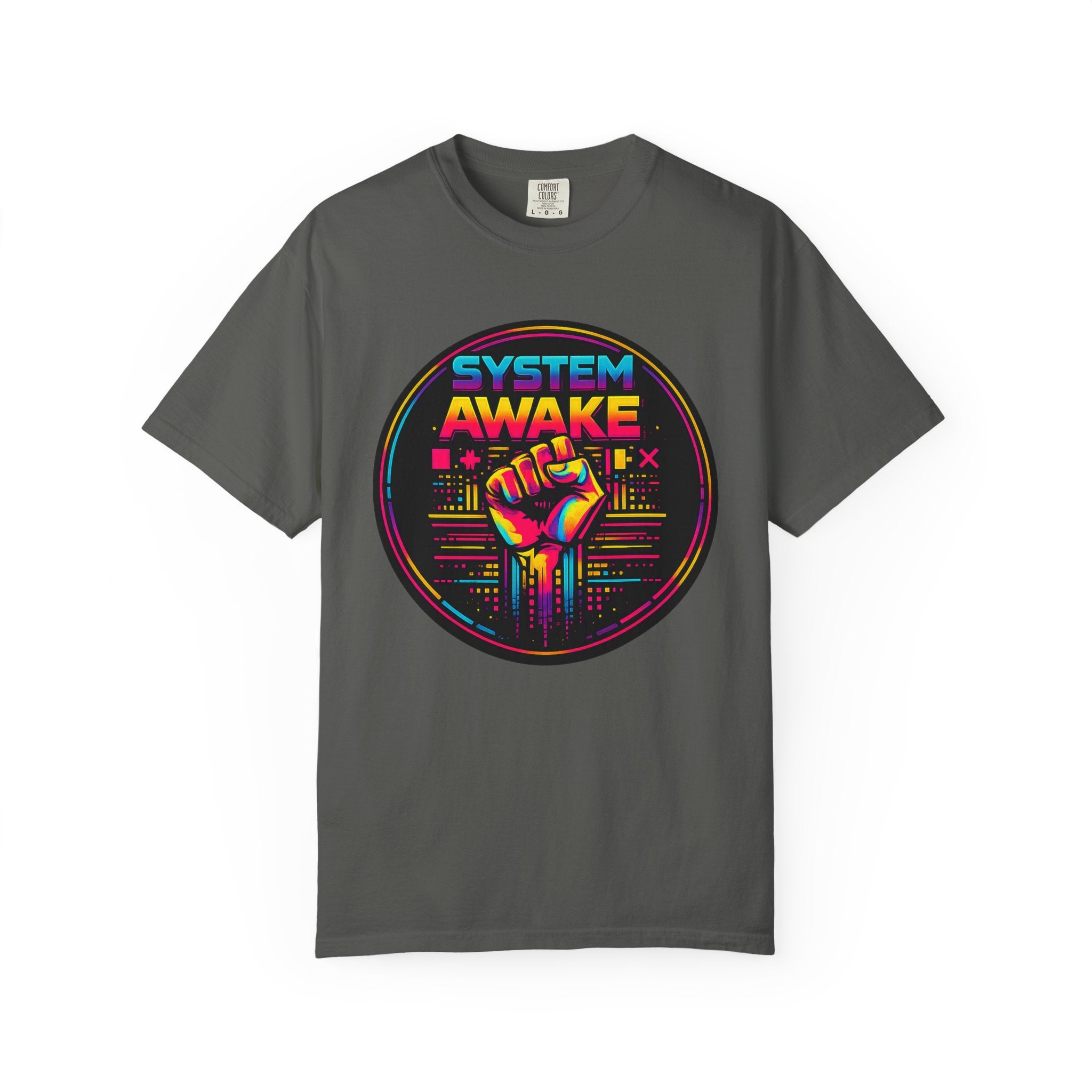 System Awake Retro Fist T-Shirt
