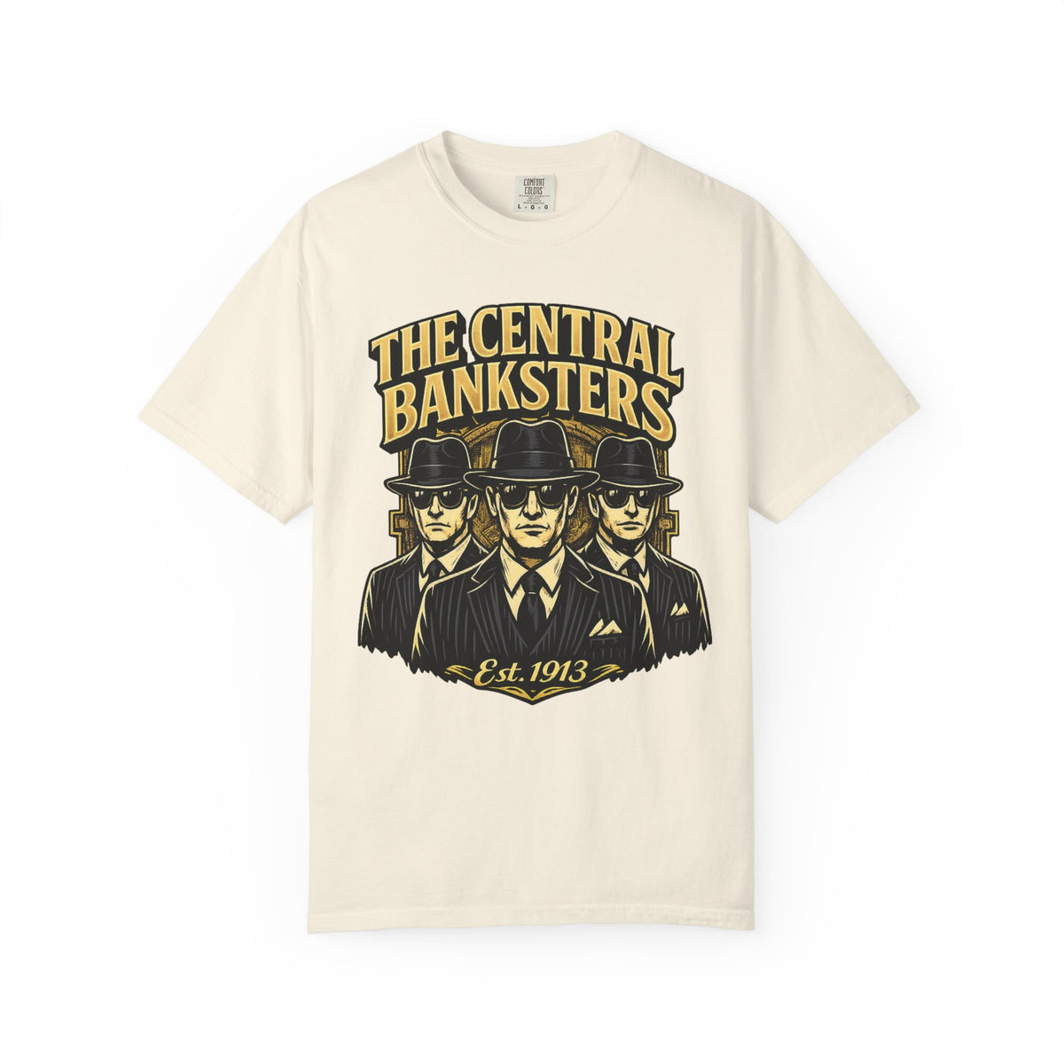 The Central Banksters Graphic T-Shirt — Retro Mobster Vintage Design