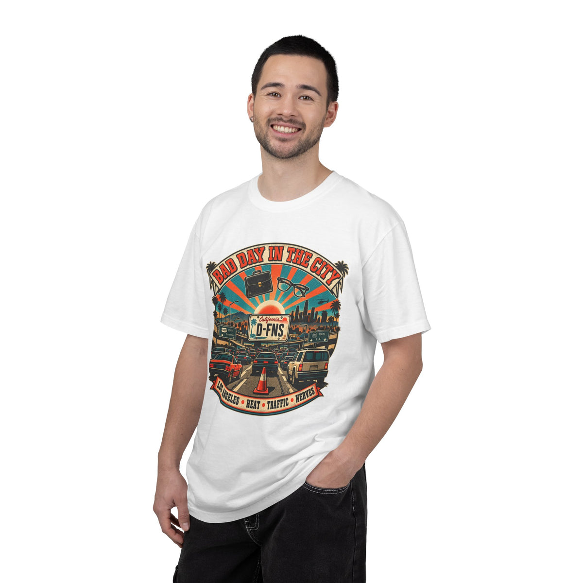 Bad Day in the City Los Angeles Graphic T-Shirt