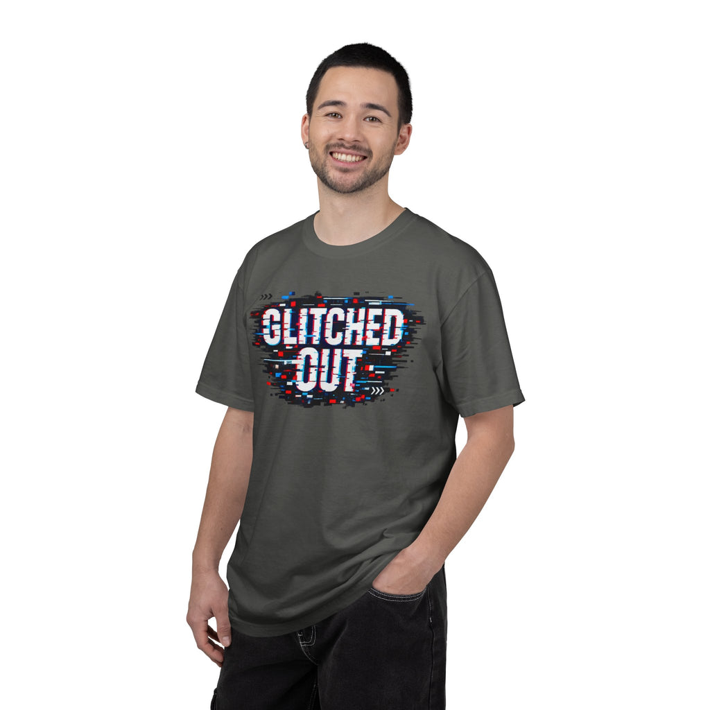 Glitched Out T-Shirt — Retro Glitch Graphic Tee
