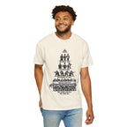 T-Shirt — Hierarchy of Power Graphic Tee ("We Rule You / We Fool You / We Shoot At You / We Eat For You / We Work For All / We Feed All")