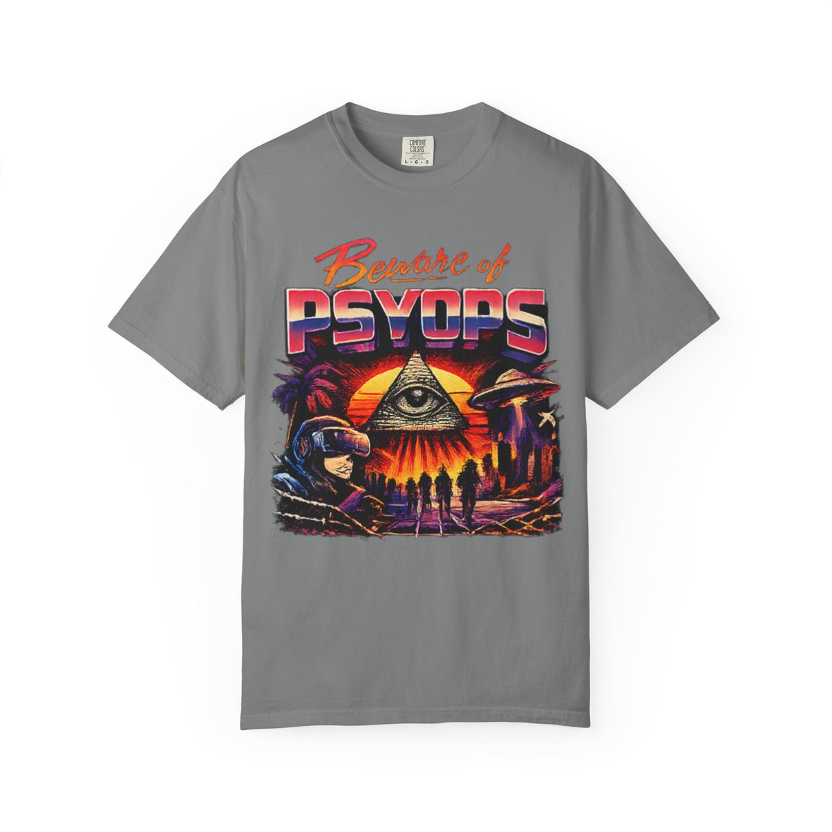 Beware of Psyops — Vintage Graphic T-Shirt