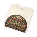 Manufactured Reality Graphic "Building Your Illusion" Vintage Protest — T-Shirt