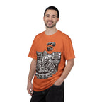Graphic Tee — "Waiting for the Government to End Corruption" Political Skeletal Design