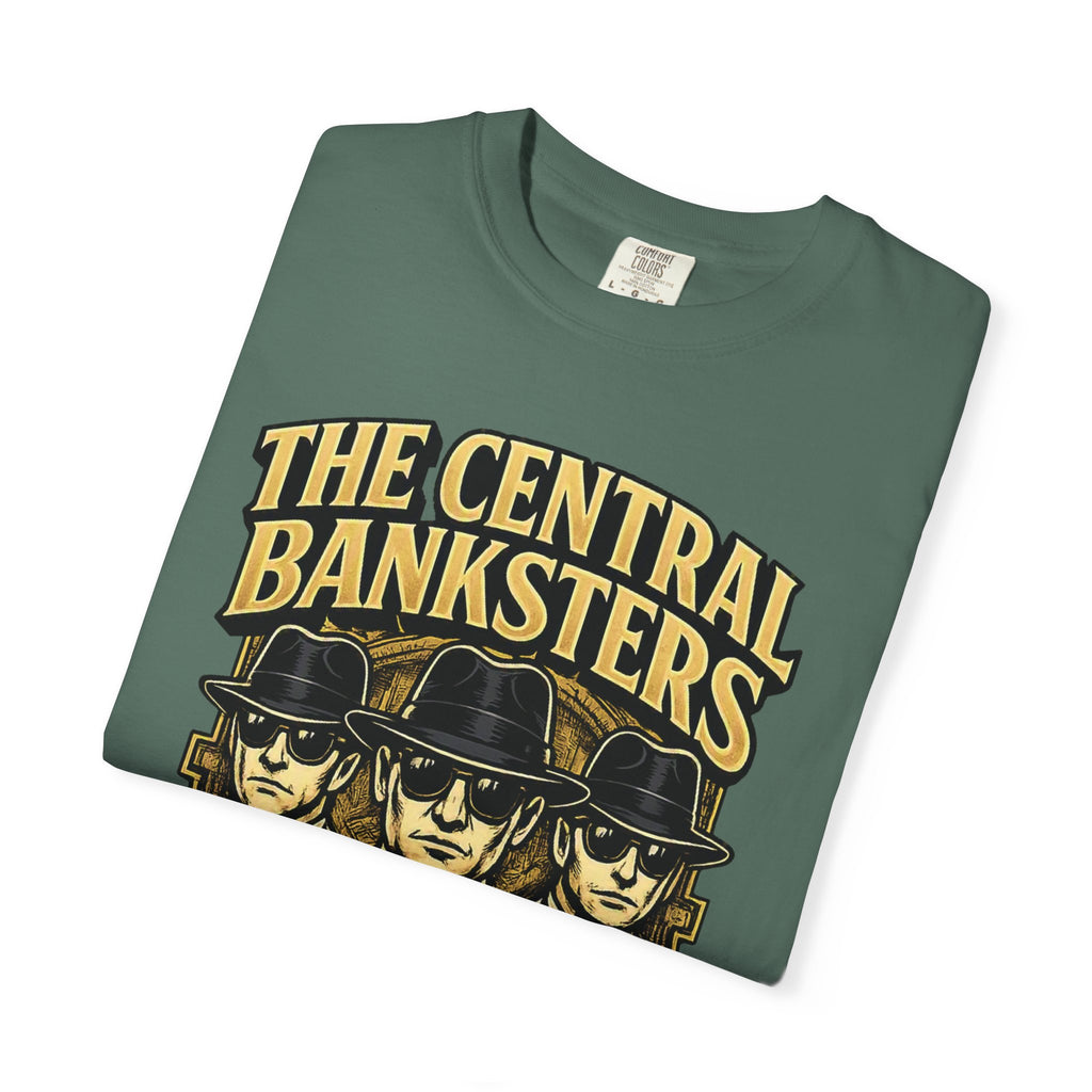 The Central Banksters Graphic T-Shirt — Retro Mobster Vintage Design