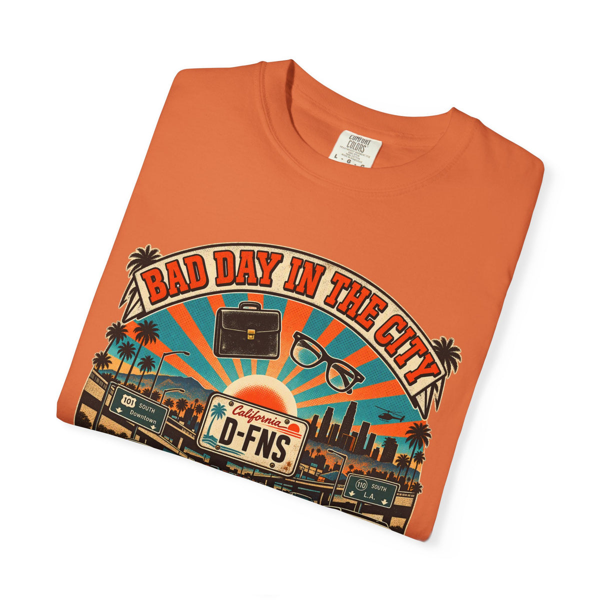 Bad Day in the City Los Angeles Graphic T-Shirt