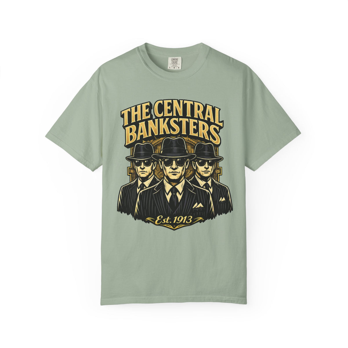 The Central Banksters Graphic T-Shirt — Retro Mobster Vintage Design