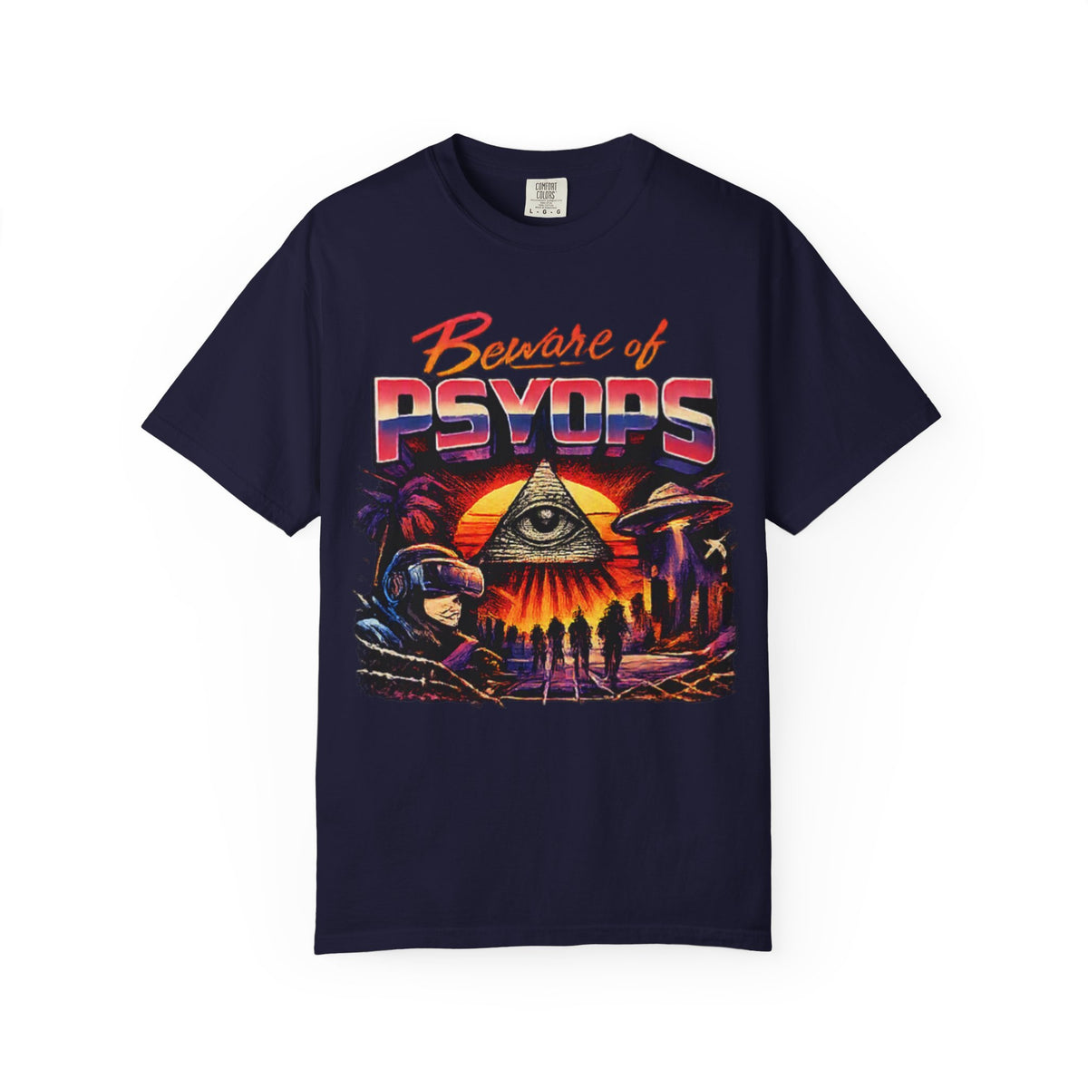 Beware of Psyops — Vintage Graphic T-Shirt