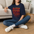 Glitch the System V4 T-Shirt — Retro Circuit Tech Graphic Tee