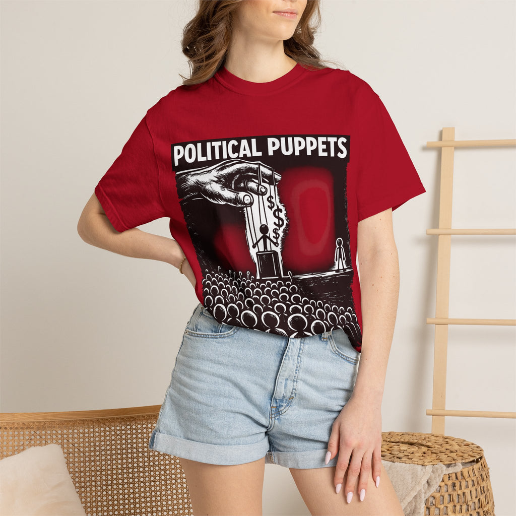 Political Puppets T-Shirt — Anti-Establishment Graphic Tee