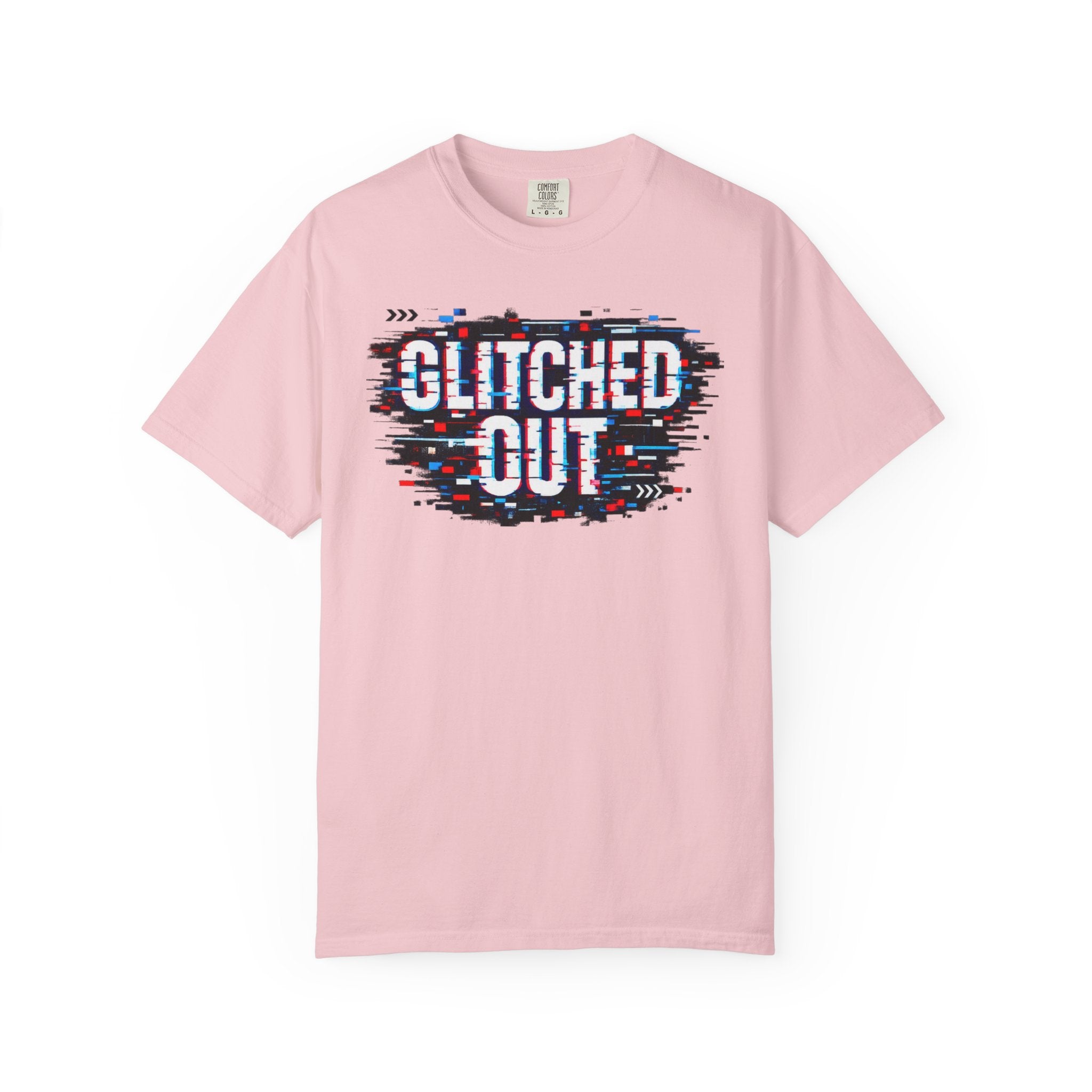 Glitched Out T-Shirt — Retro Glitch Graphic Tee