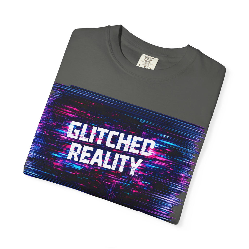 Glitched Reality V2 T‑Shirt — Retro Cyberpunk Digital Distortion Tee