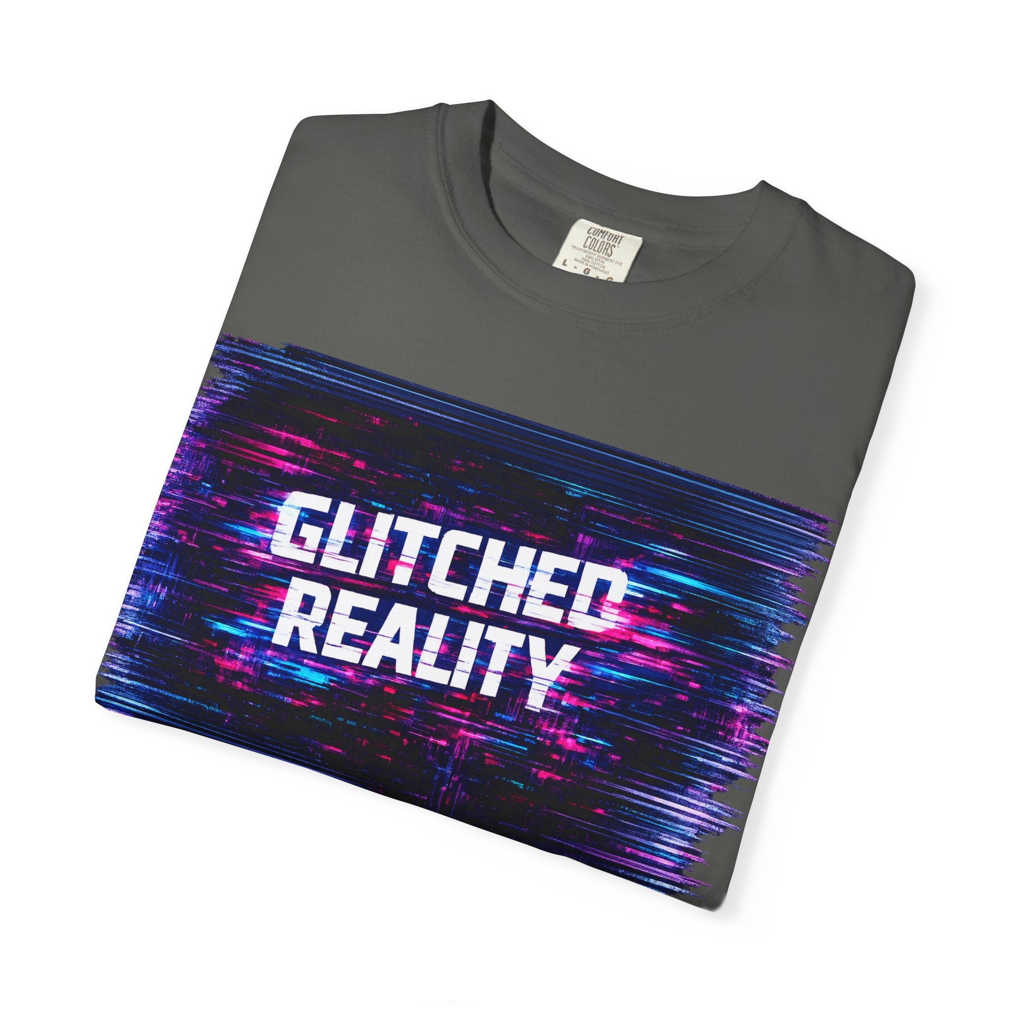 Glitched Reality V2 T‑Shirt — Retro Cyberpunk Digital Distortion Tee