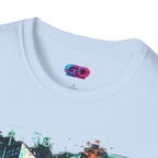 Cyberpunk Cityscape T‑Shirt — Neon Tokyo Skyline Graphic Tee
