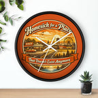 Wall Clock — "Homesick for a Place That Doesn't Exist Anymore" Vintage Nostalgia Clock