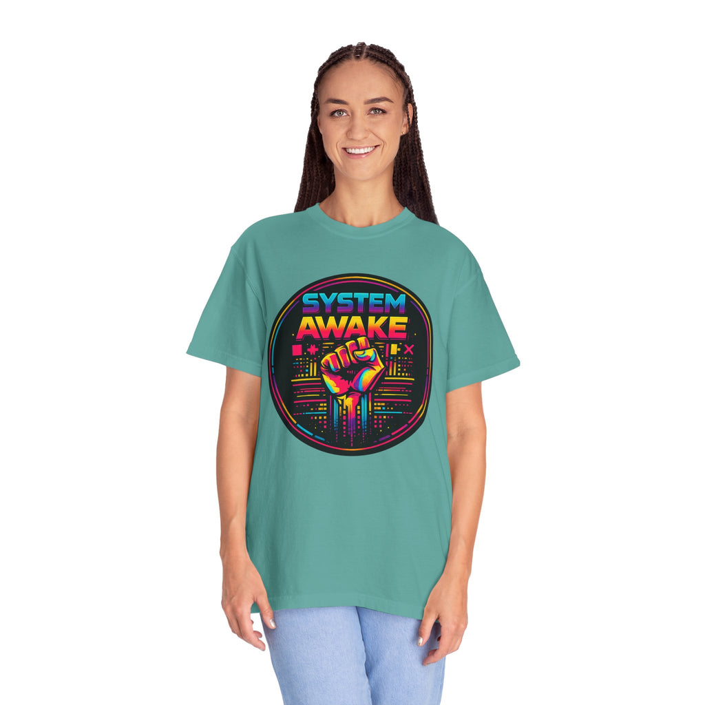 System Awake Retro Fist T-Shirt