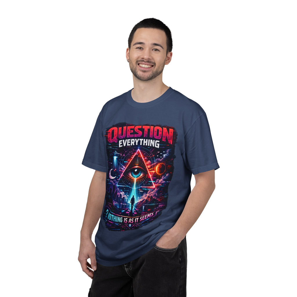 Question Everything T-Shirt — Mystical All-Seeing Eye Graphic Tee