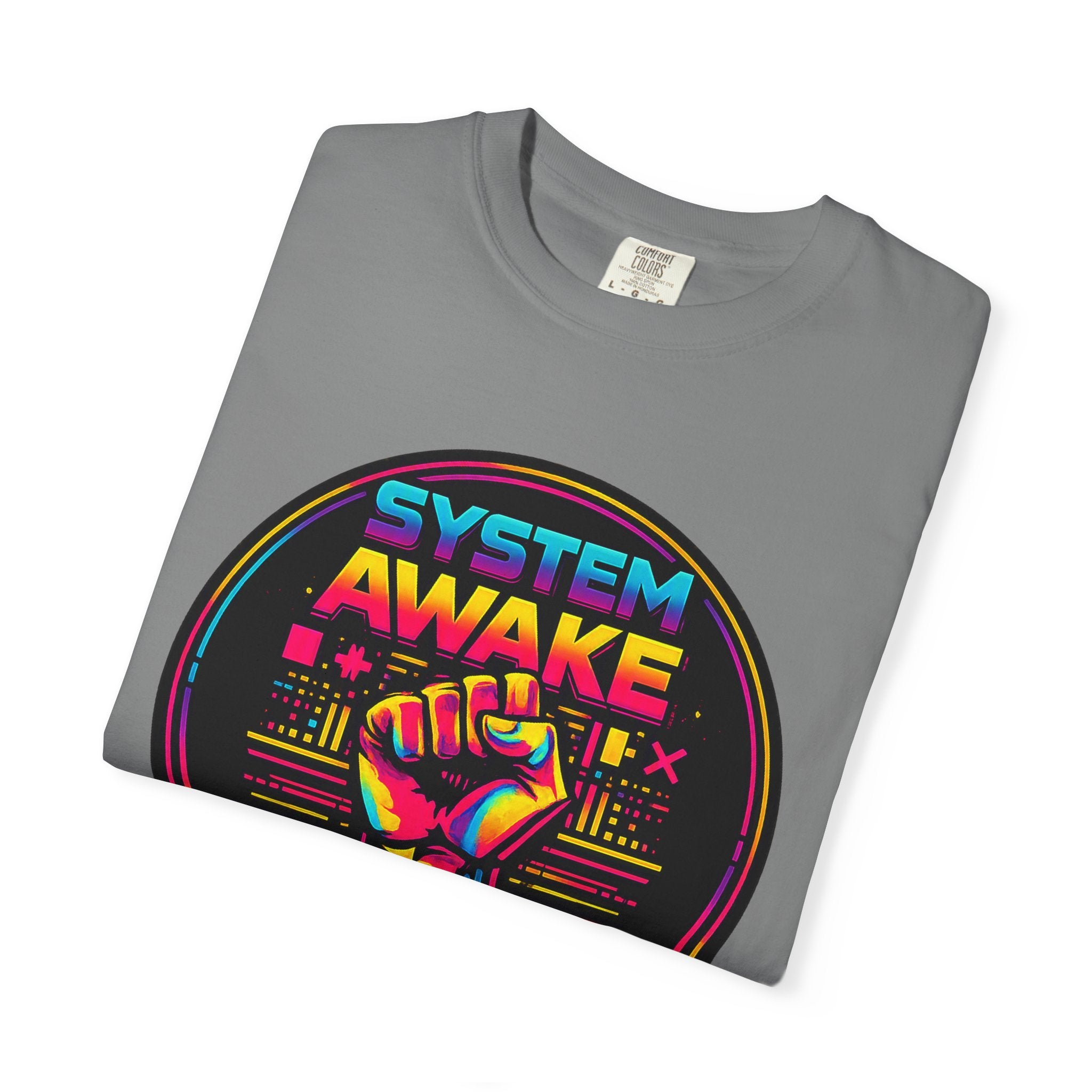 System Awake Retro Fist T-Shirt