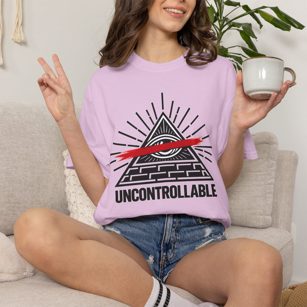 Uncontrollable Pyramid Graphic T-Shirt