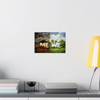 Matte Poster — "Problem vs Solution: Me vs We" Environmental Awareness Print