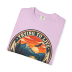 Trying to Live Free in Peace Vintage Mountain T-Shirt