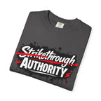 T-Shirt — “Strikethrough Authority” Graphic Tee | Bold Streetwear Protest Design