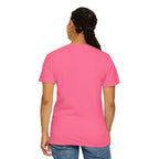 Glitchy Graphic T-Shirt — Retro Glitch Text Tee (Front "GO", Back "Glitchy")