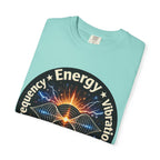 Energy & Vibration T-Shirt — "Frequency is Life" Spiritual Graphic Tee