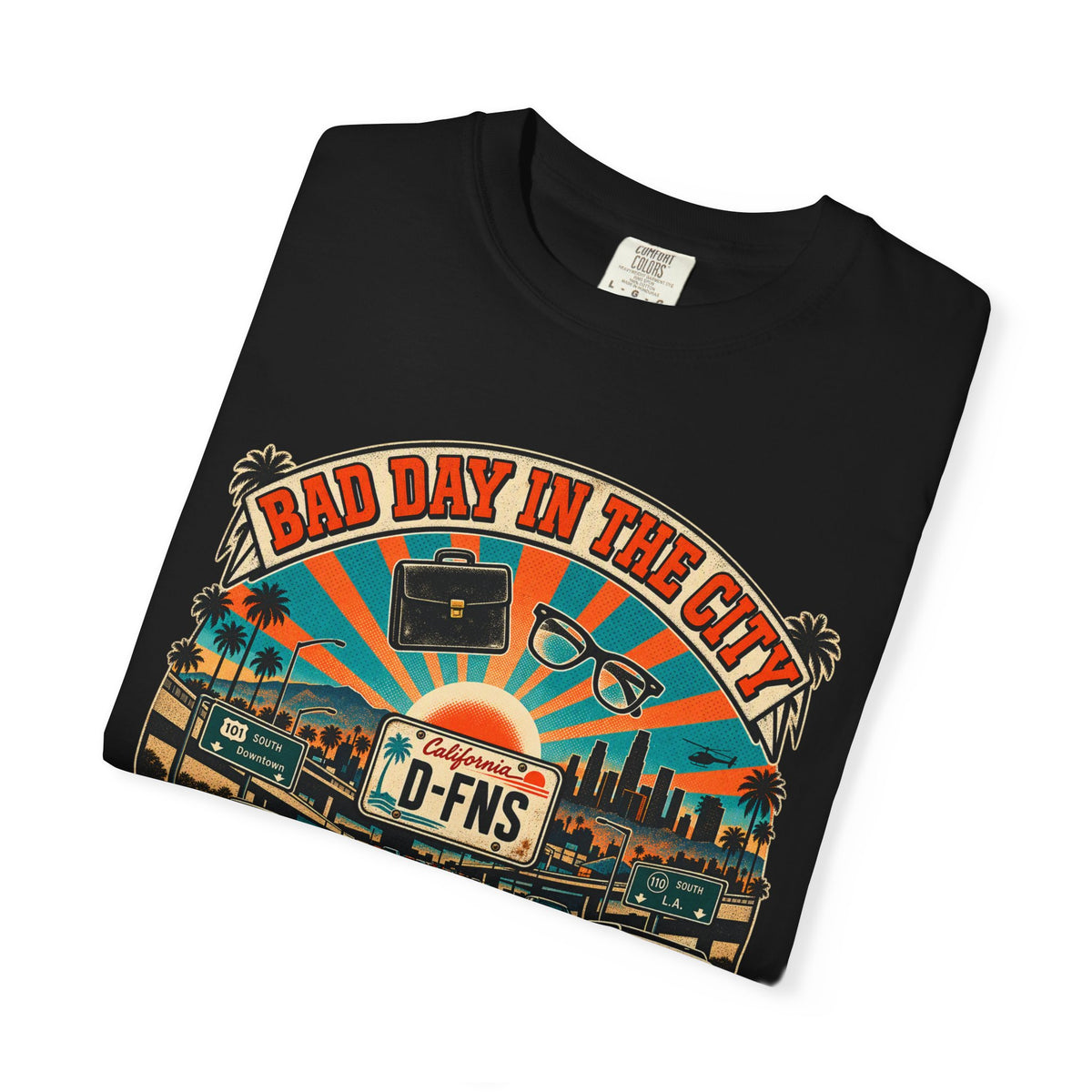 Bad Day in the City Los Angeles Graphic T-Shirt