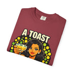 Vintage 'A Toast to All the Free Thinkers' Graphic T-Shirt